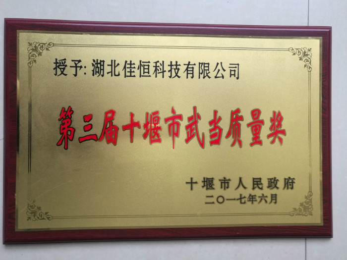 武(wu)當質量獎(jiang)2017